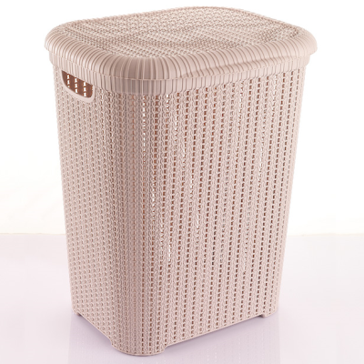 Laundry Basket with cover, 55 Liters